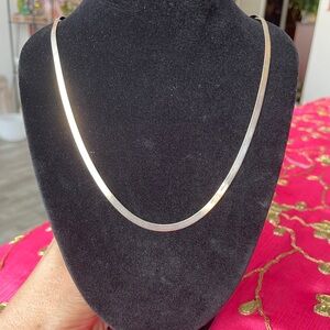 925.  Italian, Silver Necklace